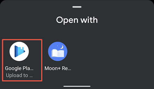Open with