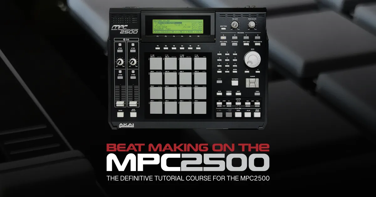 MPC 2500 Tutorial - Beat Making On The MPC2500 - samples 