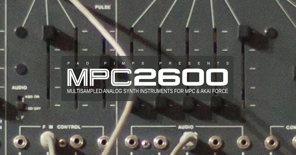 Multisampled ARP 2600 Expansion For MPCs & Akai Force