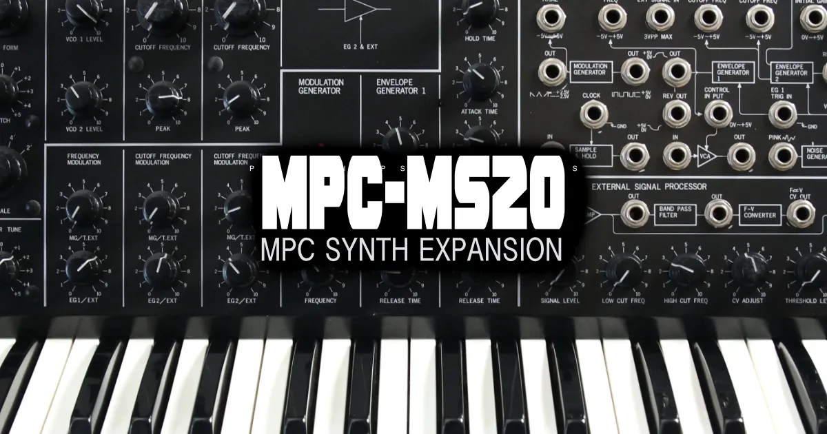 MPC Instrument Expansion Featuring the Classic Sound of the Korg