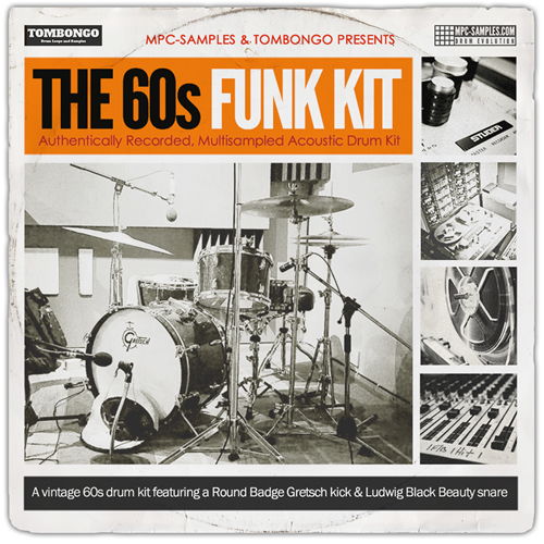 Multisampled 60s Drum Kit With MPC & Maschine Finger Drumming Programs